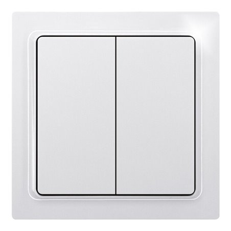 Eltako Funk-Taster reinweiß glänzend F4T65-wg