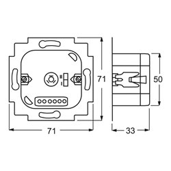 Busch-Jaeger Univ.Taststeuergerät Universal 6550 U-101