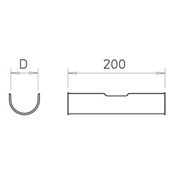 OBO Bettermann Vertr Langwanne band.vz 2058 LW 10