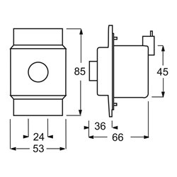 Busch-Jaeger Dimmer-Einsatz REG 60-600W 3TE 2250 KB