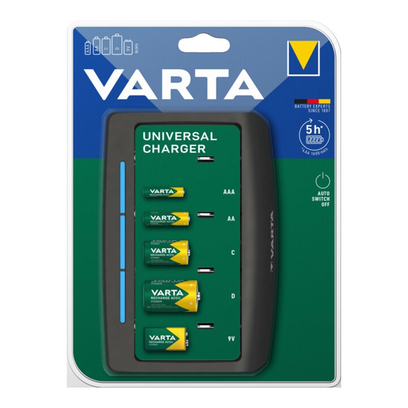 Varta Cons.Varta Ladegerät Easy Universal Charger, unbestückt 57648