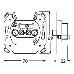 Busch-Jaeger Einsatz 0231-101