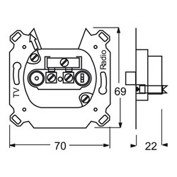 Busch-Jaeger Einsatz 0230-101