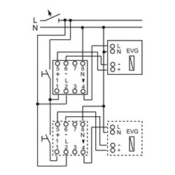 Busch-Jaeger Memo.Taststeuergerät f.Reiheneinbau 6550