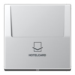Jung Hotelcard-Schalter alu ohne Taster-Einsatz AL 2990 CARD