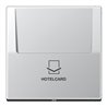 Jung Hotelcard-Schalter alu ohne Taster-Einsatz AL 2990 CARD