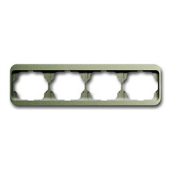 Busch-Jaeger Rahmen 4-fach palladium, waager. 1724-260