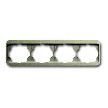 Busch-Jaeger Rahmen 4-fach palladium, waager. 1724-260