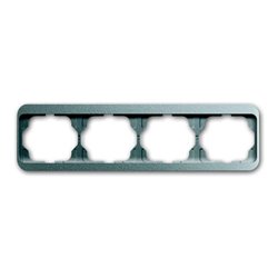 Busch-Jaeger Rahmen 4-fach titan, waager.,alpha 1724-266