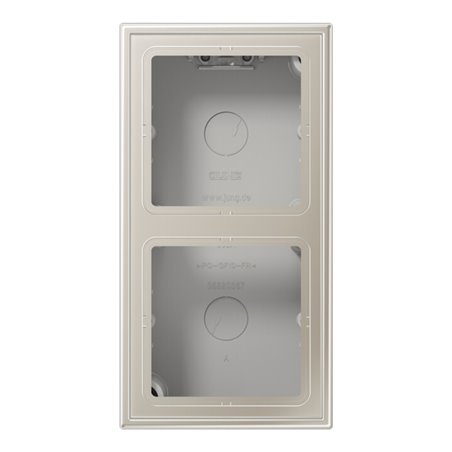 Jung AP-Kappe 2-fach eds lack angeformter Rahmen ES 2582 A-L