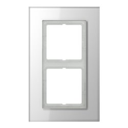 Jung Glasrahmen 2-fach aws waage/senkrecht LSP 982 GL WW