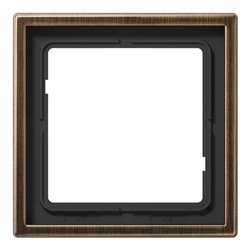 Jung Rahmen 1fach Mess/antik waage-/senkrecht ME 2981 AT