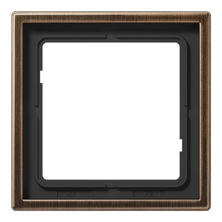 Jung Rahmen 1fach Mess/antik waage-/senkrecht ME 2981 AT