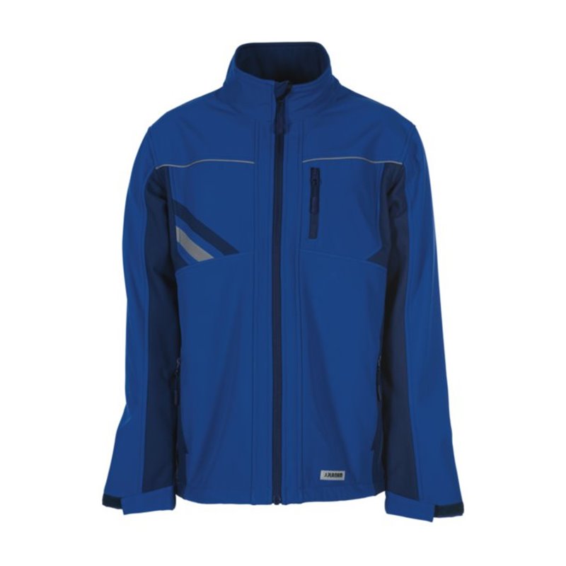 Planam Softshelljacke Highline kornblau/marine