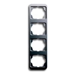 Busch-Jaeger Rahmen 4-fach platin, senkr.,alpha 1734-20