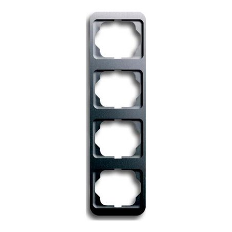 Busch-Jaeger Rahmen 4-fach platin, senkr.,alpha 1734-20