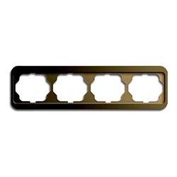 Busch-Jaeger Rahmen 4-fach bronze, waager.alpha 1724-21