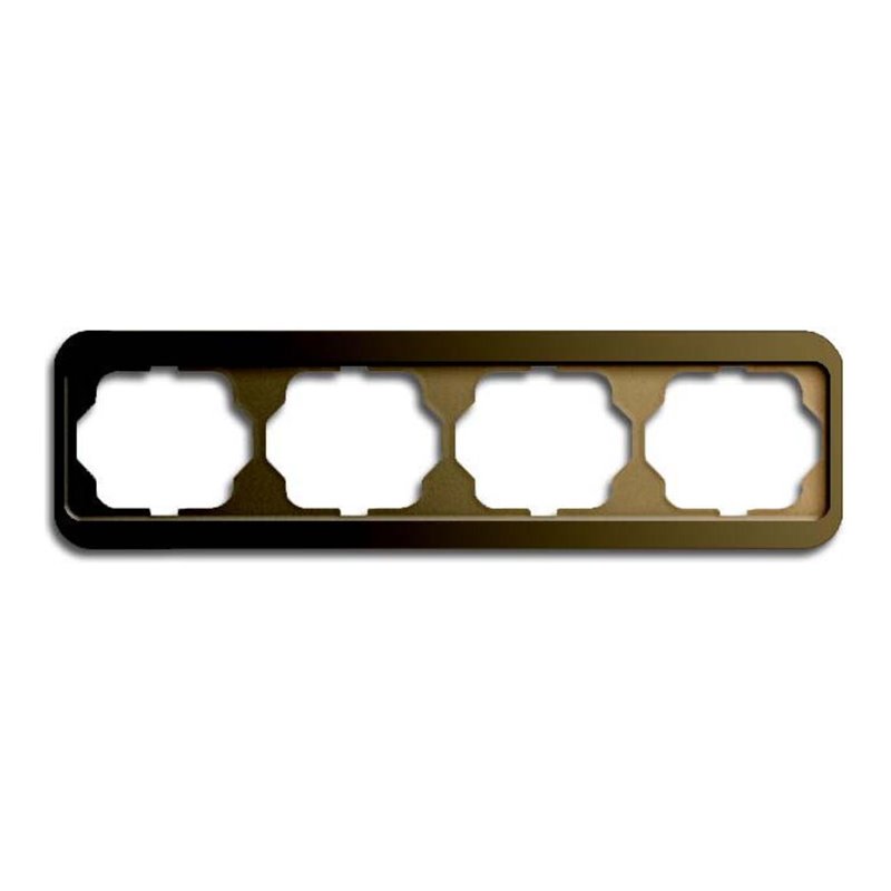 Busch-Jaeger Rahmen 4-fach bronze, waager.alpha 1724-21