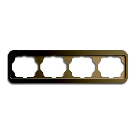 Busch-Jaeger Rahmen 4-fach bronze, waager.alpha 1724-21