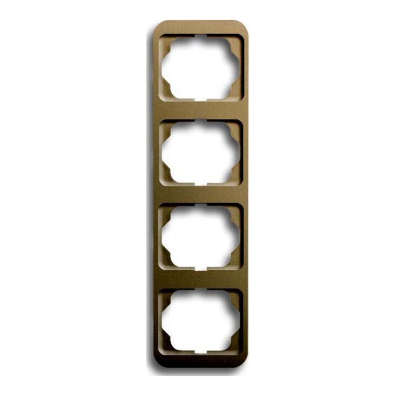 Busch-Jaeger Rahmen 4-fach bronze, senkr. alpha 1734-21