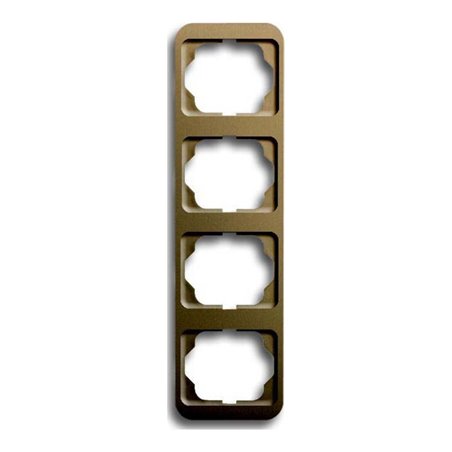 Busch-Jaeger Rahmen 4-fach bronze, senkr. alpha 1734-21