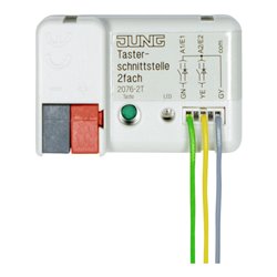 Jung KNX Tasterschnittstelle Binäreingang 2-fach 2076-2 T