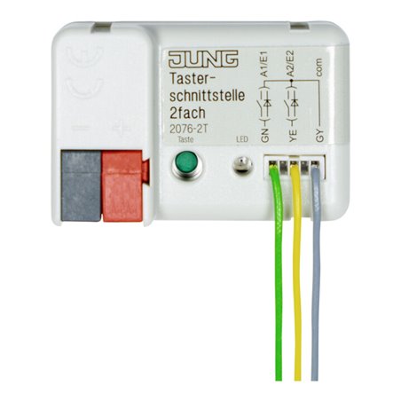 Jung KNX Tasterschnittstelle Binäreingang 2-fach 2076-2 T