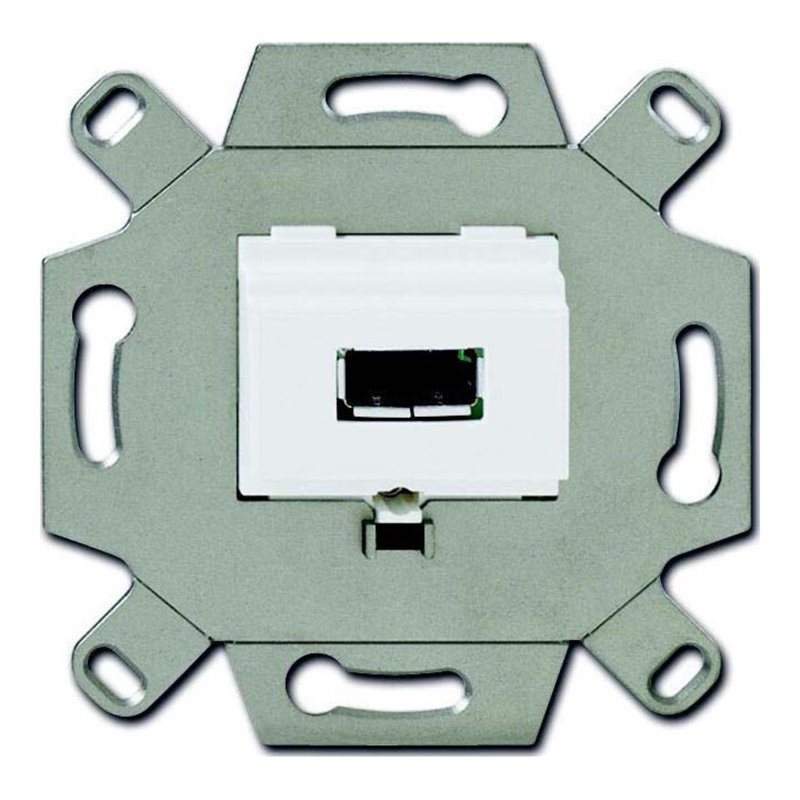 Busch-Jaeger USB-Anschlussdose alpinweiß 0261/12