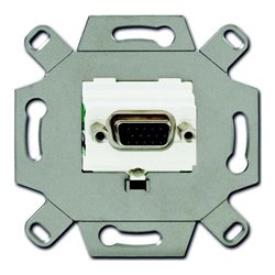 Busch-Jaeger VGA-Anschlussdose alpinweiß 0261/22