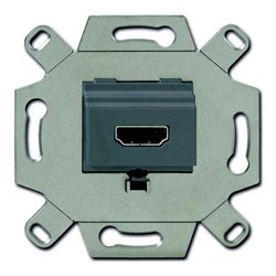 Busch-Jaeger HDMI-Anschlussdose grau 0261/33