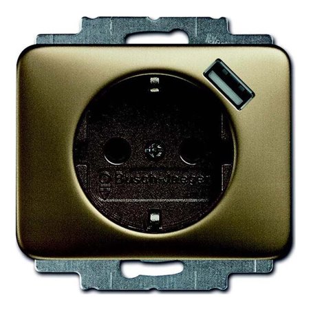 Busch-Jaeger Schuko/USB-Steckdose bronze 20 EUCBUSB-21