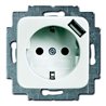 Busch-Jaeger Schuko/USB-Steckdose alpinweiß 20 EUCBUSB-214