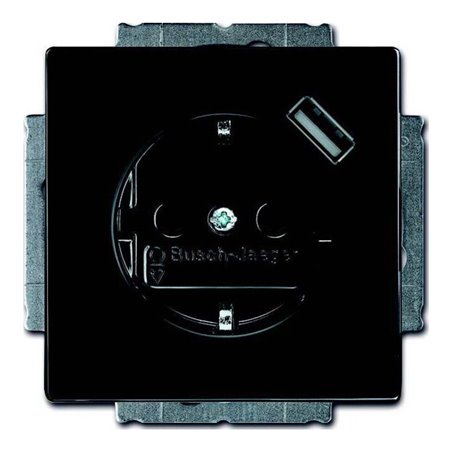 Busch-Jaeger Schuko/USB-Steckdose anthrazit 20 EUCBUSB-81