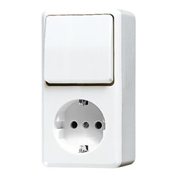 Jung SCHUKO-Steckdose 16A 250V 676 A WW