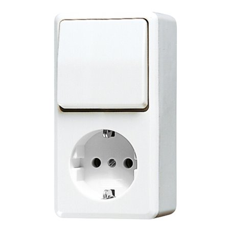 Jung SCHUKO-Steckdose 16A 250V 676 A WW