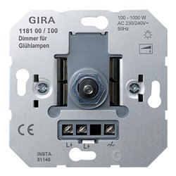 Gira Dimmer-Einsatz 100-1000W 118100