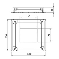 OBO Bettermann Vertr Unterflur-Gerätedose 250-3 für GES4 UGD 4