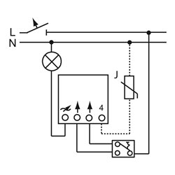 Busch-Jaeger Dimmer 40-420W/VA f.Reiheneinbau 6513-102
