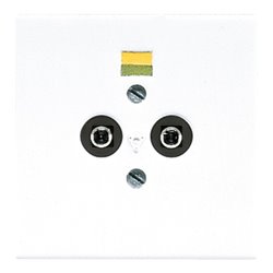 Jung Potential-Ausgl.Steckdose 2 Steckerstifte LS 965-2 WW