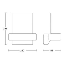 Steinel Sensor-Leuchte LED12W IP44 230-240V L 820 LED iHF