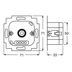 Busch-Jaeger Drehdimmer-Nebenstelle 6592 U