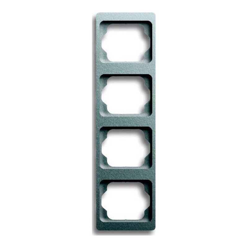 Busch-Jaeger Rahmen 4-fach titan, senkr., alpha 1734 KA-266