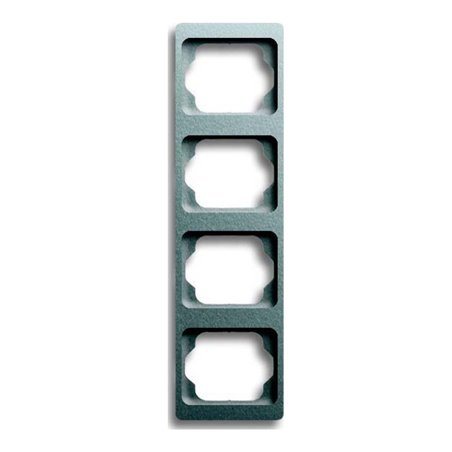 Busch-Jaeger Rahmen 4-fach titan, senkr., alpha 1734 KA-266