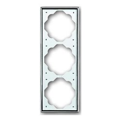 Busch-Jaeger Rahmen 3-fach chroma, impuls 1723-726