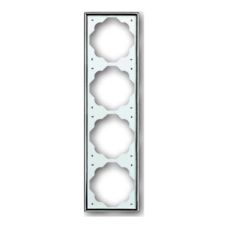 Busch-Jaeger Rahmen 4-fach chroma, impuls 1724-726