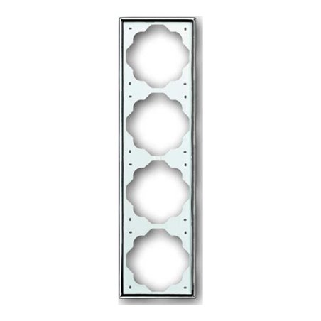 Busch-Jaeger Rahmen 4-fach chroma, impuls 1724-726