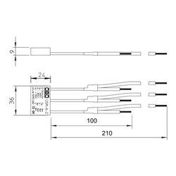 OBO Bettermann Vertr Überspannungsschutzmodul 255V ÜSM-A-2