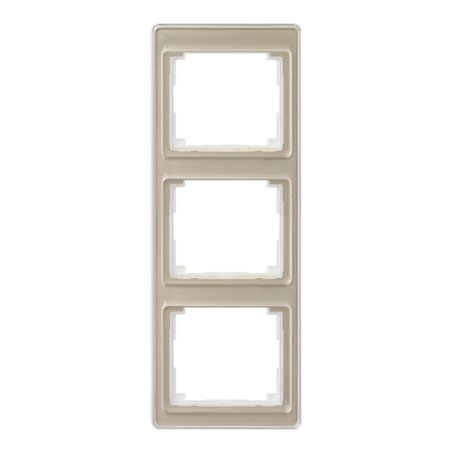 Jung Rahmen 3-fach gold brz senkrecht SL 583 GB