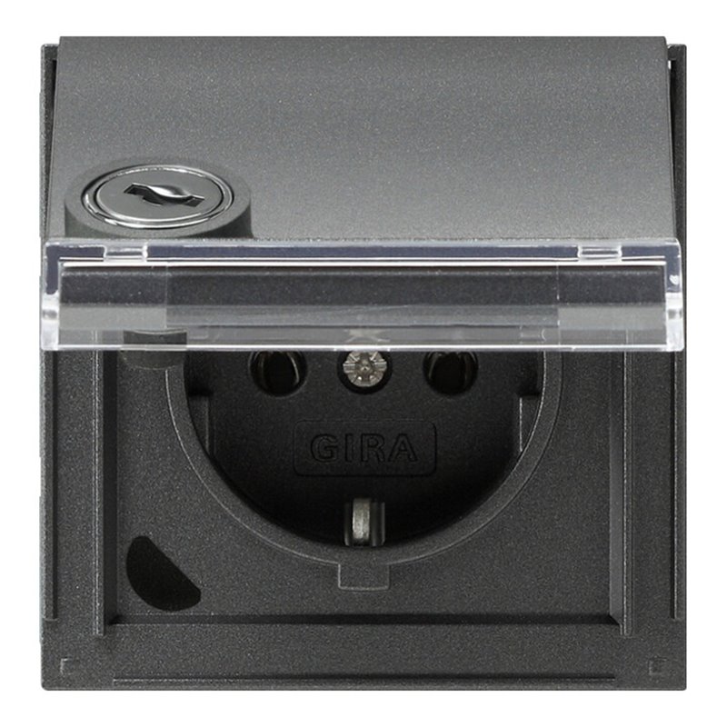 Gira Schuko-Steckdose ant verschliessbar,TX44 044967