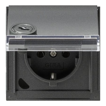 Gira Schuko-Steckdose ant verschliessbar,TX44 044967